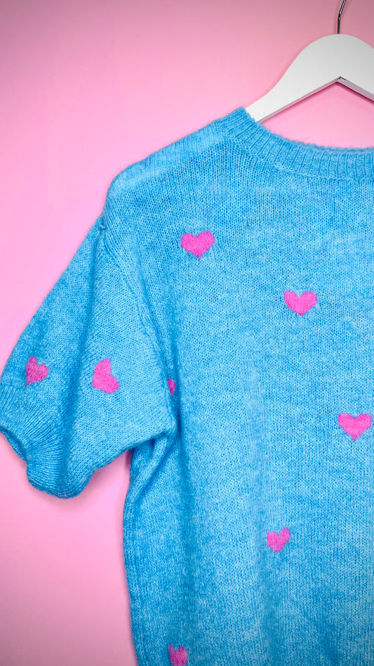 Kurzarm Pullover „LOVE“