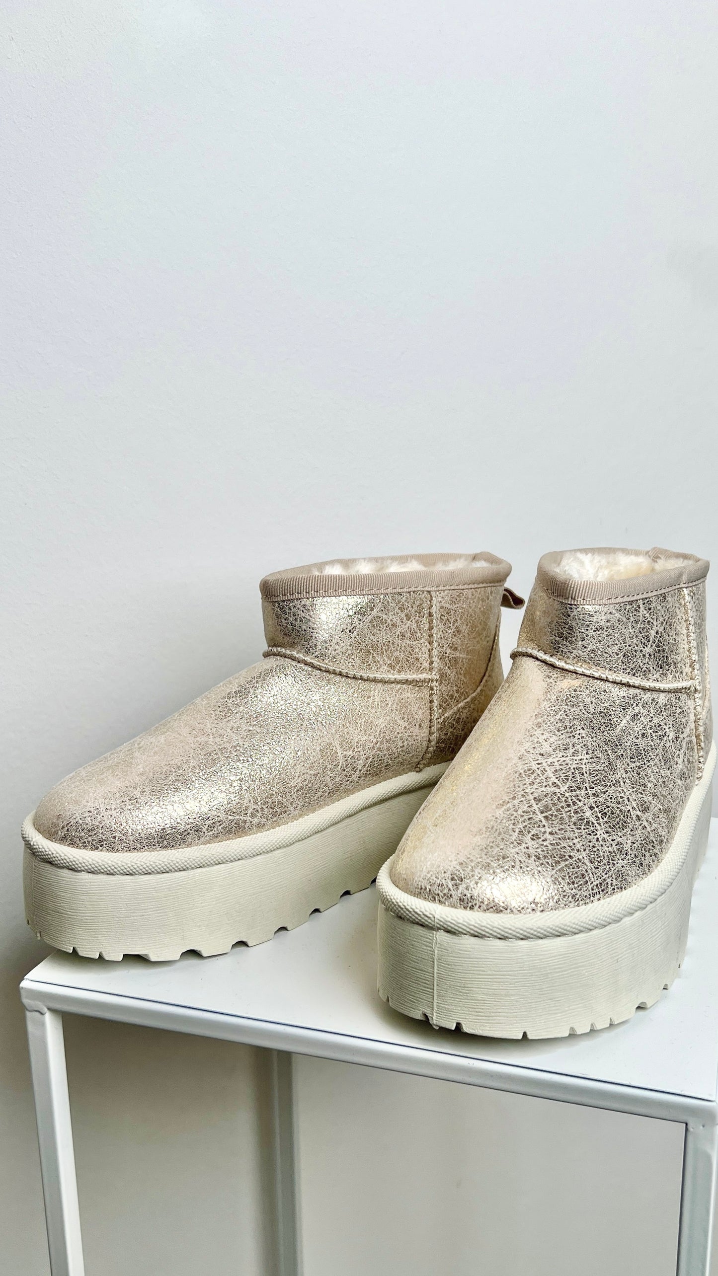 Plateau Stiefel "BRIAN" Gold