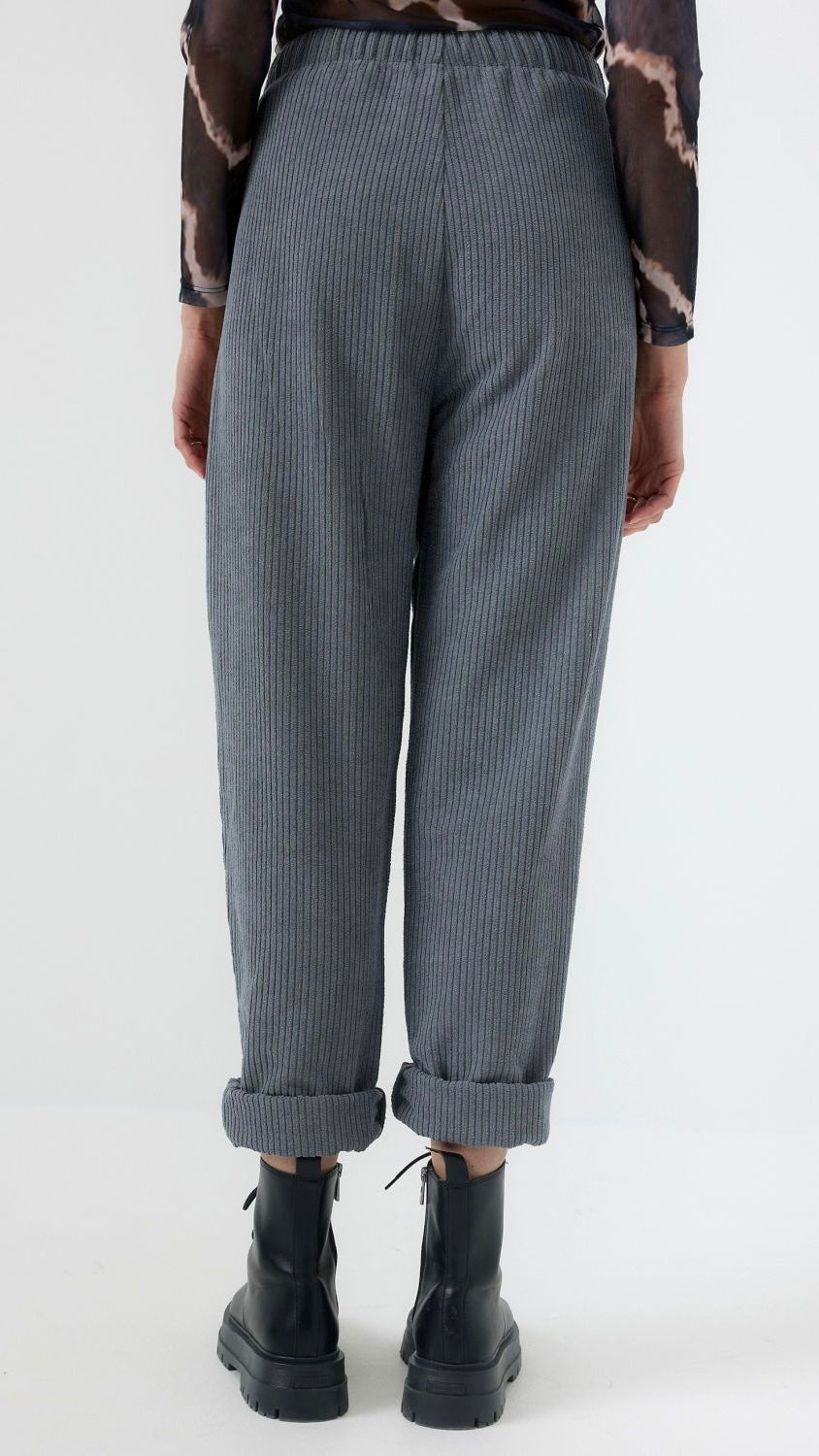 Cordhose "CANDY" Dark Grey