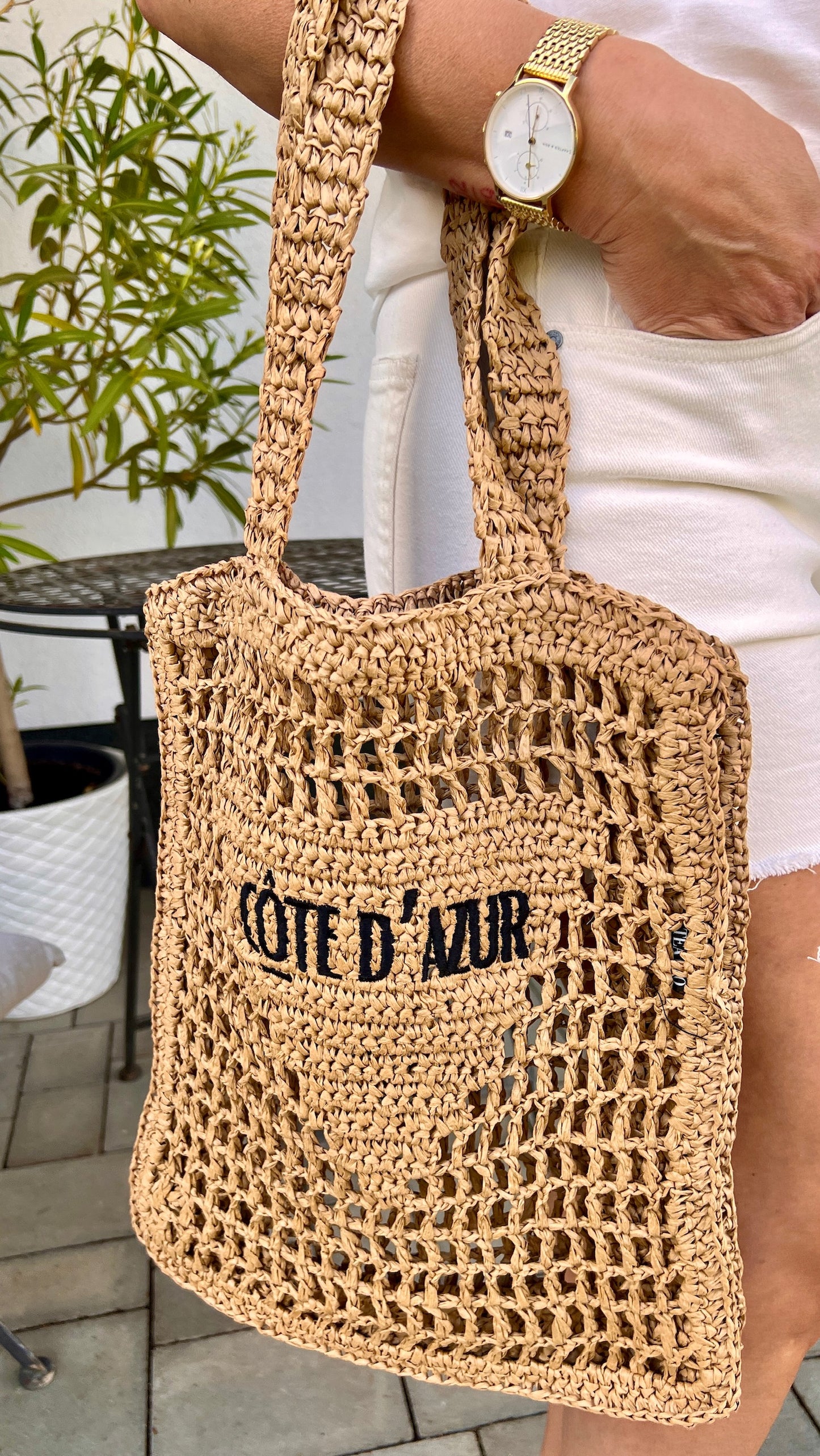 Tasche "CÔTE D"AZUR" Caramel