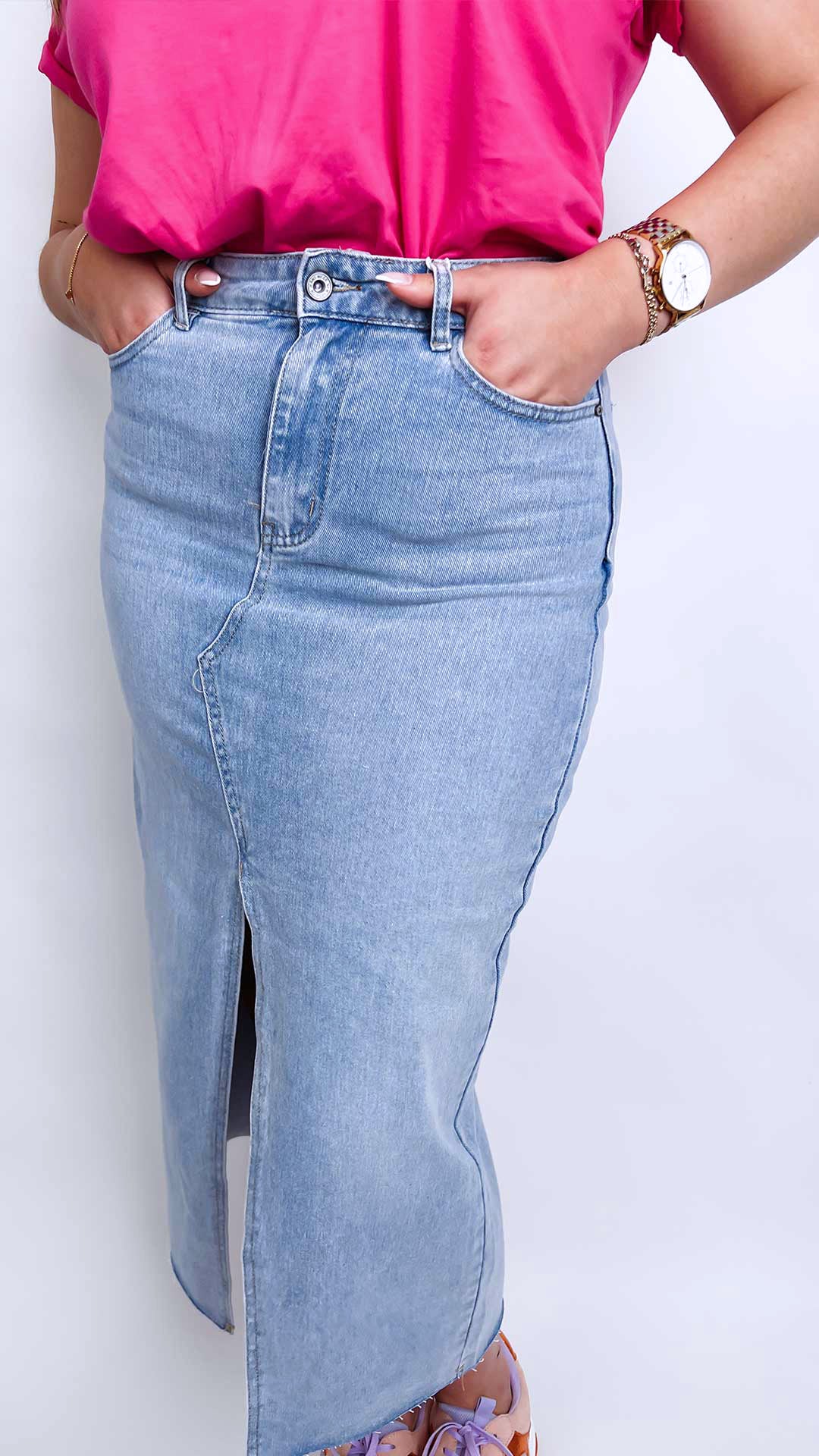 Jeansrock „MAXI“